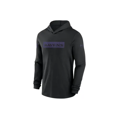 Nike NFLDri Форма Baltimore Ravens Sideline Толстовка Мужская Черная