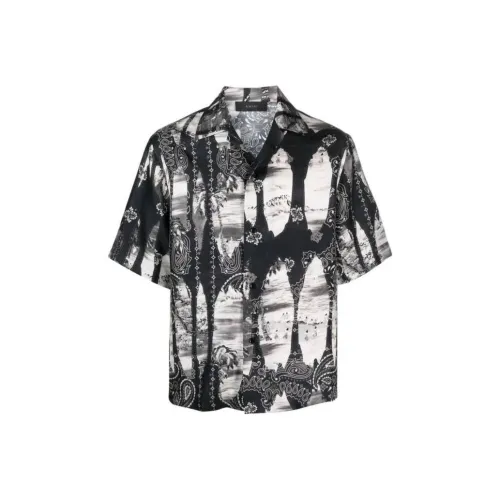 AMIRI Мужские Черные Рубашки