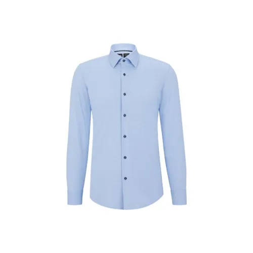Hugo Boss FW22 Рубашка Мужская Светло-Синяя