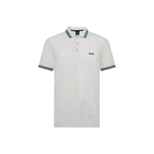 Hugo Boss SS24 Поло Мужское Серое