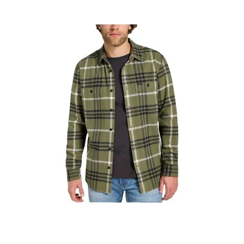 Мужская рубашка Lee Co-branded Business зеленого цвета