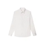 Коричневый/белый, полоска, SKE2092 (пуговица, ожерелье-чокер)