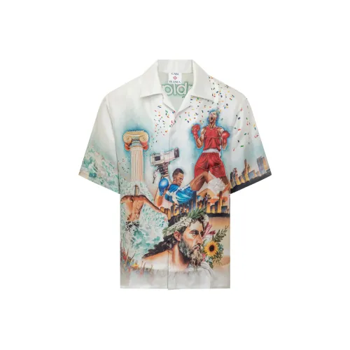 CASABLANCA SS25 Рубашка Мужская Белая