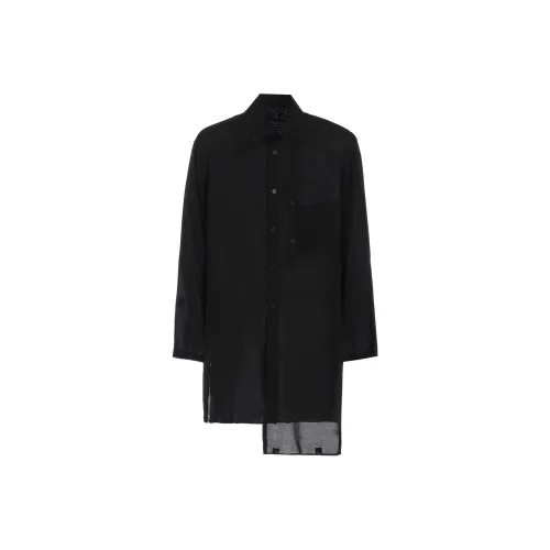 Yohji Yamamoto Pour Homme FW24 Рубашка Мужская Черная