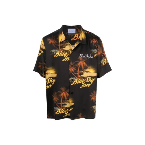 Blue Sky Inn Рубашка Мужская Обсидиан Черный
