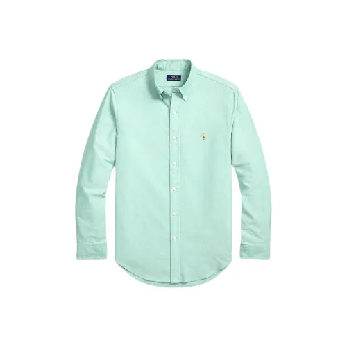 Polo Ralph Lauren Рубашка Мужская Преппи Зеленая