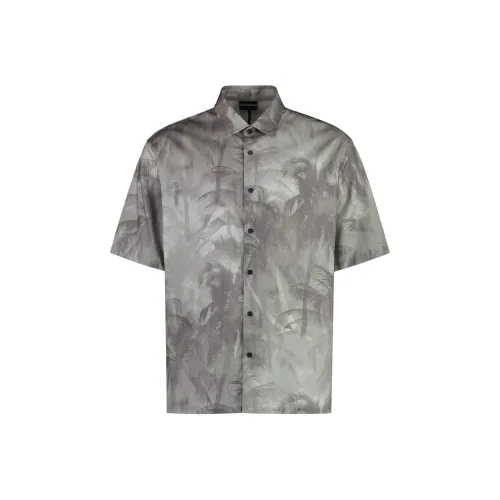 EMPORIO ARMANI Рубашка Мужская Серого цвета