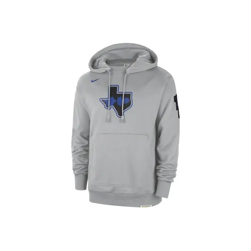Nike Dallas Mavericks Стандартный выпуск 2023 24 Городское издание Свитшот Городское издание 2023 24 Dallas Mavericks Мужской Серый