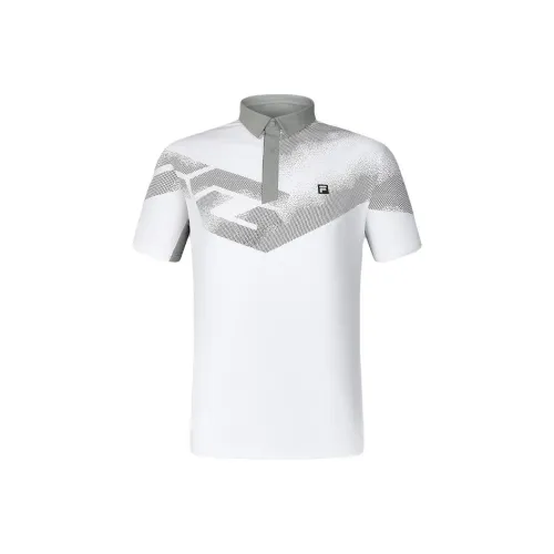 FILA GOLF серия Поло Мужское Нефрит Белый
