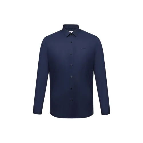DANIEL HECHTER Рубашка Мужская Темно-Королевский Синий