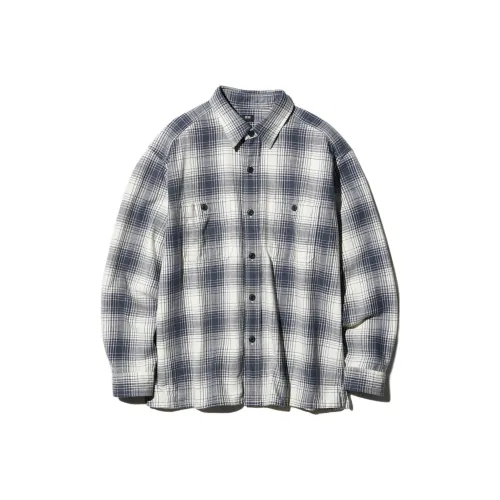 UNIQLO Темно-серая унисекс рубашка