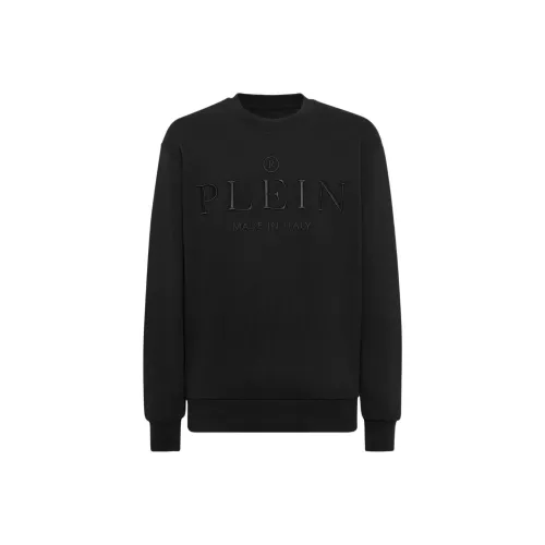 PHILIPP PLEIN Мужские черные свитшоты