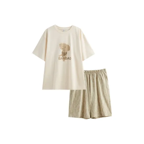 Peninsula City Пижамный комплект Высокое качество Ткань Мужской Абрикос