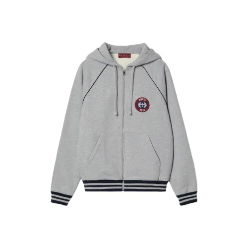 GUCCI FW24 Толстовка Мужской Серый