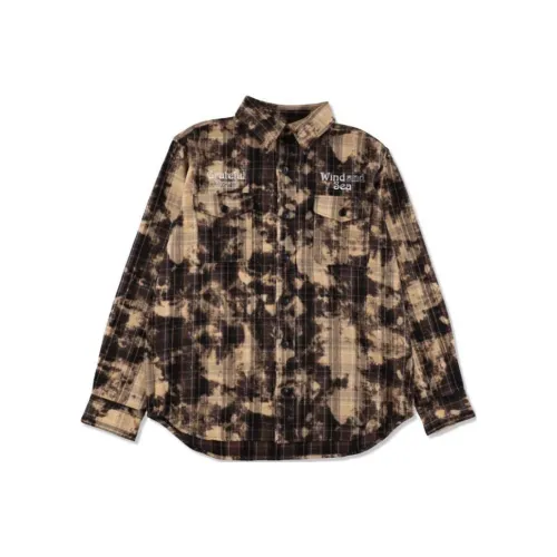 WIND AND SEA SS25 GRATEFUL DEAD X WDS Dameged Рубашка Унисекс Черный