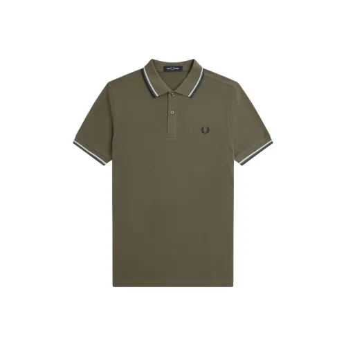 FRED PERRY Поло Мужское Laurel Wreath Зеленый