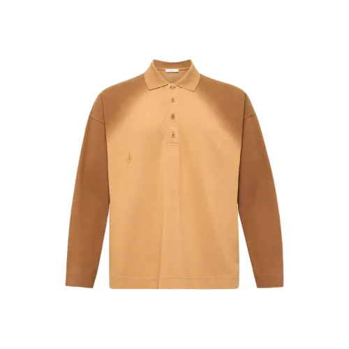 JW Anderson Табачный Унисекс Поло