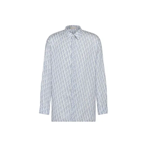 DIOR Мужские Синие Рубашки