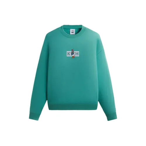 KITH x Disney Cyber Monday Daisy Duck Classic Logo Crewneck Sweatshirt Men's Green