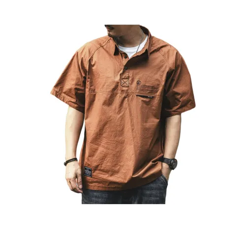 GELANLU Лето Поло Свободный крой Унисекс