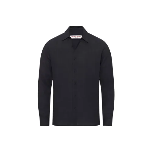 Orlebar Brown Мужские Синие Рубашки