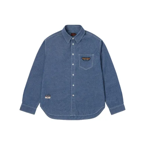 EVISU Blue Men's Shirts EVISU Синий Мужские Рубашки