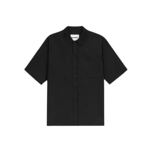 JIL SANDER SS25 Рубашка Мужская Черная