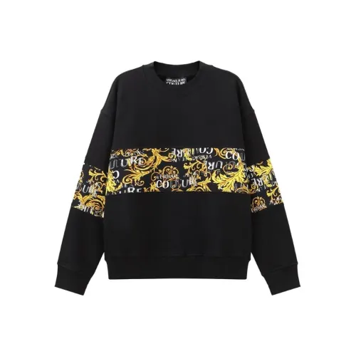 VERSACE JEANS COUTURE FW23 Толстовка Мужской Черный