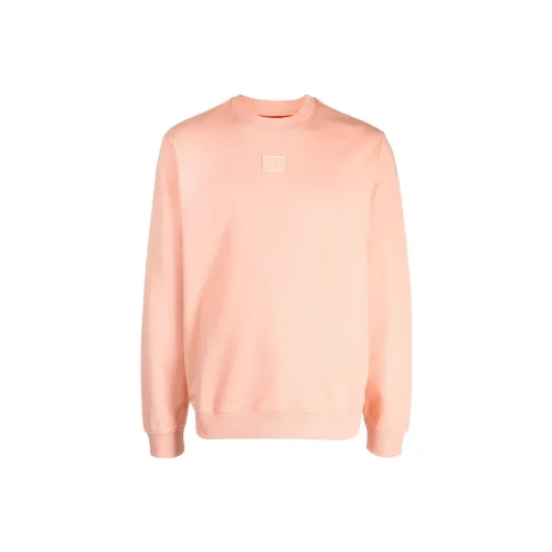 HUGO Мужские Свитшоты Salmon Pink