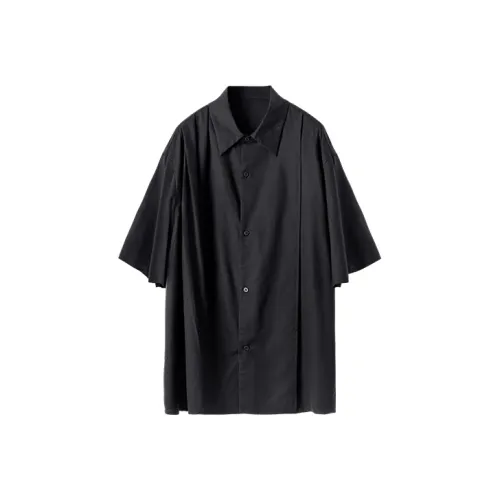 HUANXIANGZHE Рубашка Унисекс Черная