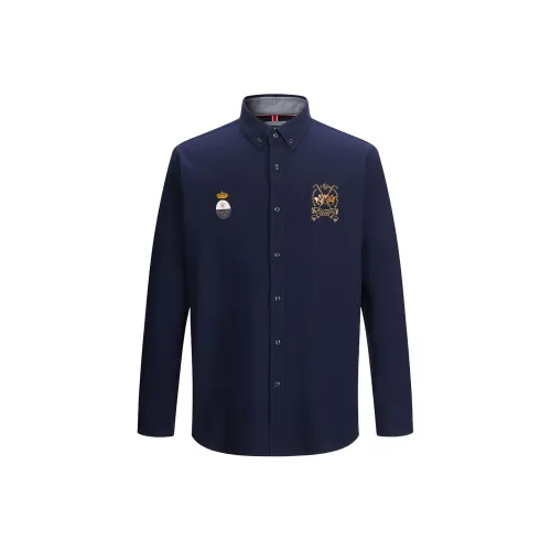 LONDA 1958 Рубашка Мужская Темно-синяя