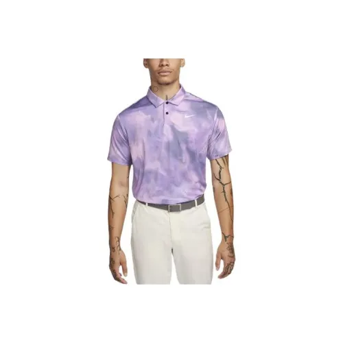 Мужское поло Nike Tour фиолетовое