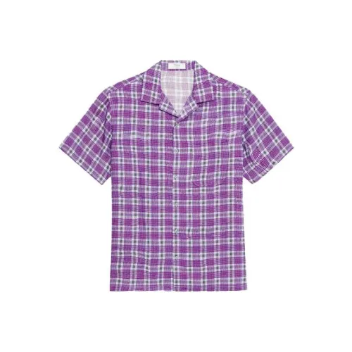 The Theory Designer Co-authored Collection Purple Men's Shirts