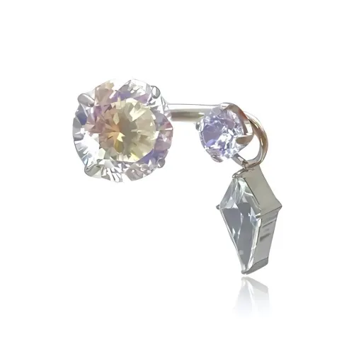 Yab Титановые и стальные серьги с медным покрытием и золотым оттенком унисекс