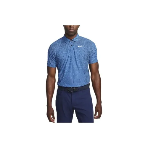 Мужское поло Nike Tour королевский синий