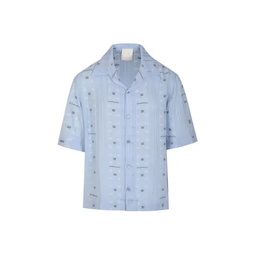 GIVENCHY Мужские Синие Рубашки