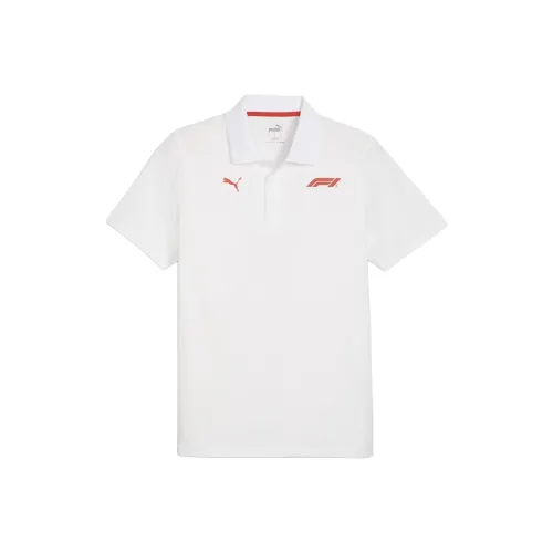 PUMA ESS + Polo Men's White