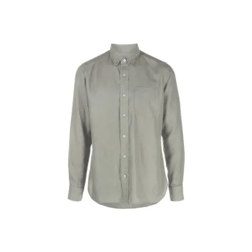 TOM FORD Light Gray Мужские Рубашки