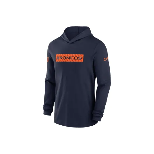 Nike Dri-Fit NFL Denver Broncos Sideline Толстовка Мужская Морской Синий