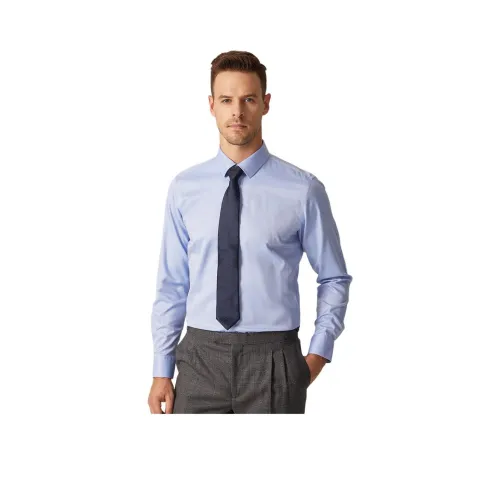 DANIEL HECHTER Рубашка Мужская Небесно-Синий