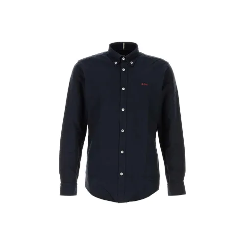 Hugo Boss Рубашка Мужская Темно-синяя