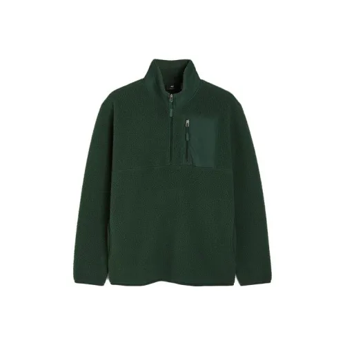 H&M Зеленый Мужской Свитшот