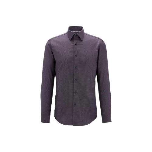 Hugo Boss Фиолетовые Мужские Рубашки