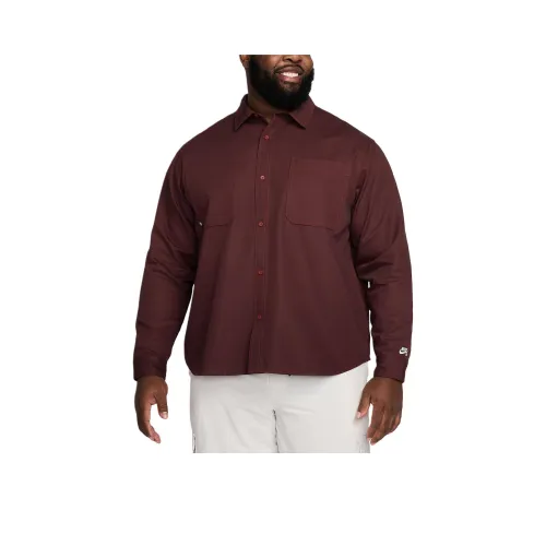 nike SB Рубашка Унисекс Бордовый Красный Белый