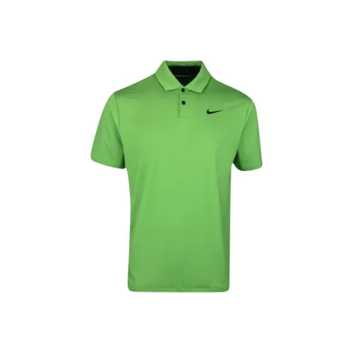 nike Твердый GOLF Поло Мужской Зеленый