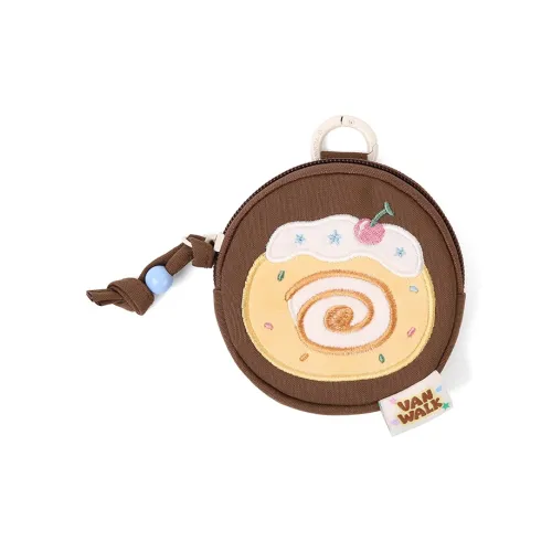 VANWALK Picnic Series Полиэстер Монета Кошелек Мини Унисекс Синий Коричневый Розовый Белый Розовая Клетка