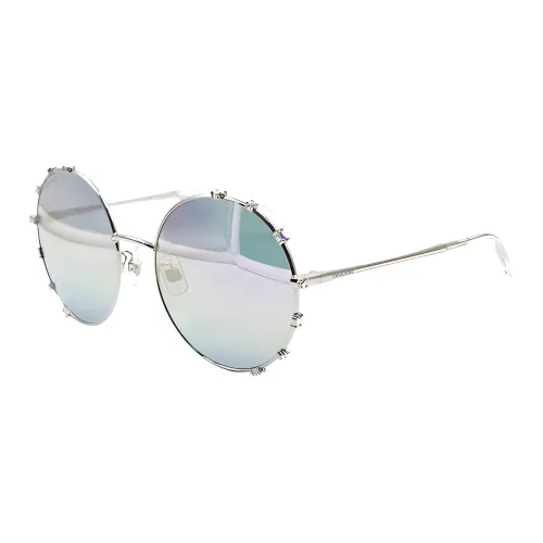 Swarovski Alloy Round Sunglasses Women's