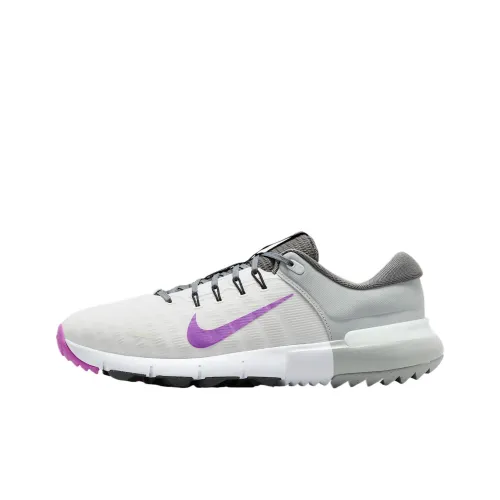 Nike Free Golf Low Топ Обувь для гольфа Унисекс Серебристо-белый