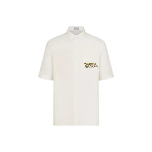 DIOR Экрю Мужские Рубашки