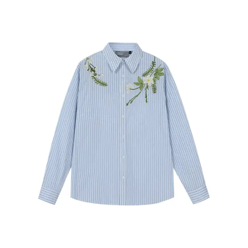 HARSH AND CRUEL Рубашка Унисекс Light Синий